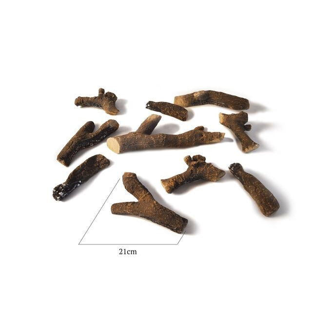 Houtset uit steen (keramiek) Vuurvast 10pcs