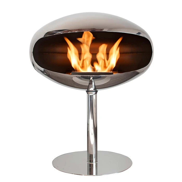Cocoon Fires Pedestal RVS Vrijstaande bio‑ethanol haard