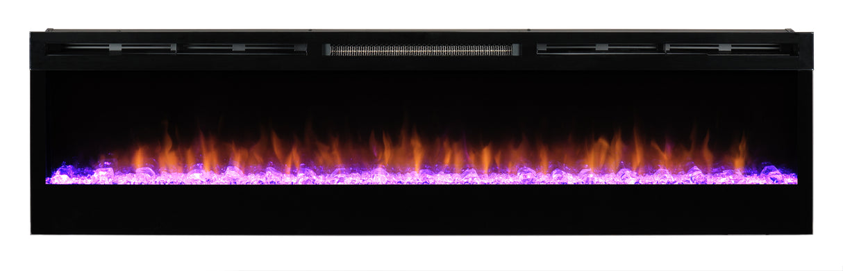 f-Dimplex Prism 74 Front Purple Elektrische Sfeerhaard