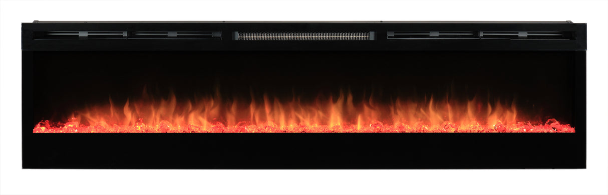 f-Dimplex Prism 74 Front Red Elektrische Sfeerhaard