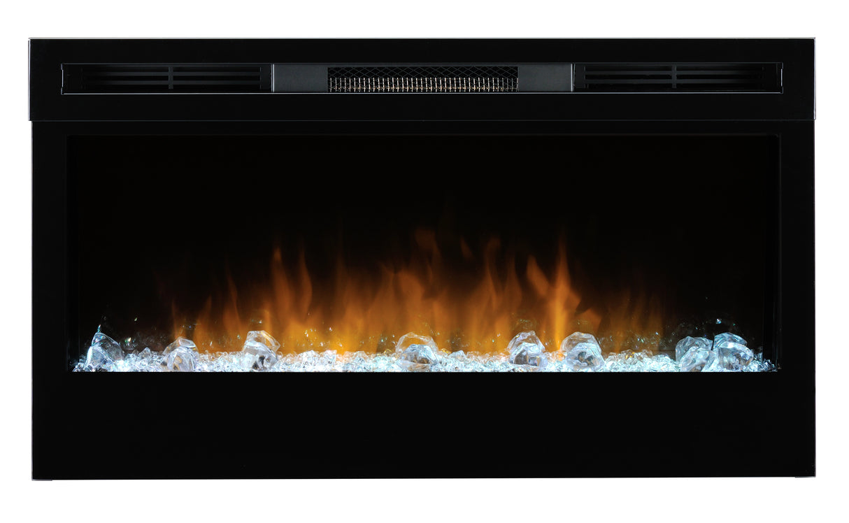 f-Dimplex Prism34 Front White Elektrische Sfeerhaard
