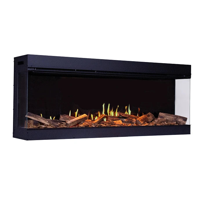 f-Fair Fires Tru Vizion Solutions True Flame 1500 3DX LCD Driezijdig Elektrische Sfeerhaard