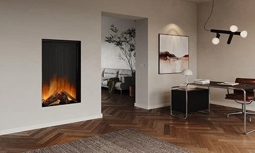 f-British Fires New Forest Knightwood Flat wall Elektrische Sfeerhaard