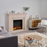 f-British Fires New Forest 650 Square Black Elektrische Haard