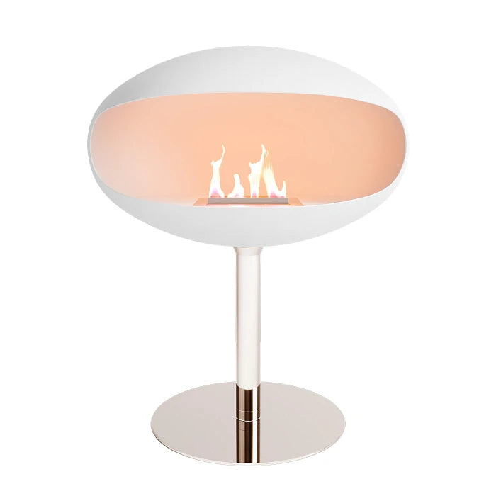 Cocoon Fires Pedestal WIT Vrijstaande bio‑ethanol haard