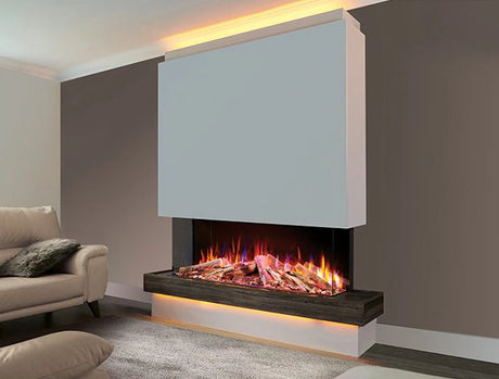 f-Fair Fires Tru Vision Solution 1250 3-Zijdige Elektrische Sfeerhaard