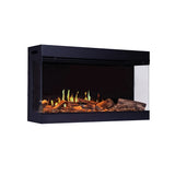 f-Fair Fires Tru Vizion Solutions True Flame 1000 3DX LCD Side Elektrische Sfeerhaard